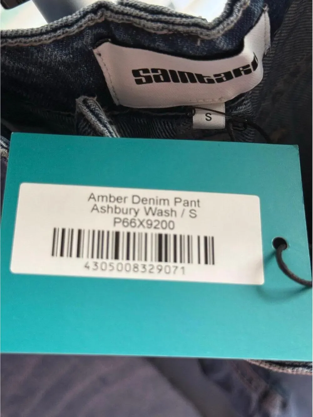 Saint Art Amber Denim Pants Ashbury Wash Wide Leg Baggy Blue Jeans Women’s S NWT